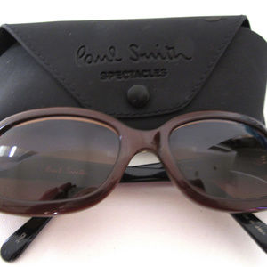 PAUL SMITH Womens Oval Brown Sunglasses